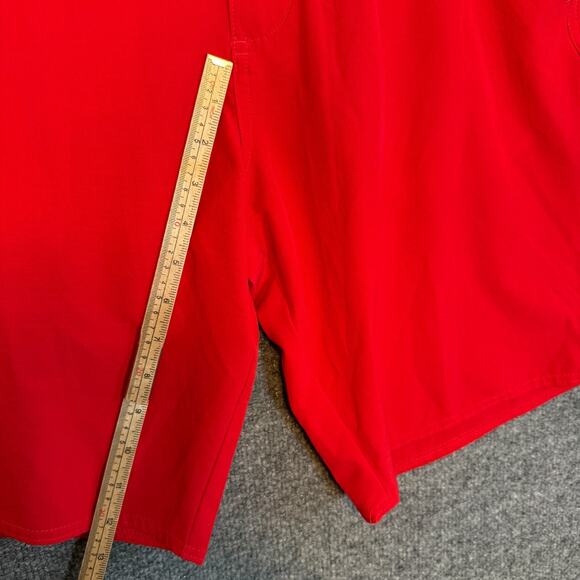 Vans Swim Trunks Mens 32 Red Vanphibians Board Shorts Belt Loops Hybrid Beach - Picture 5 of 8